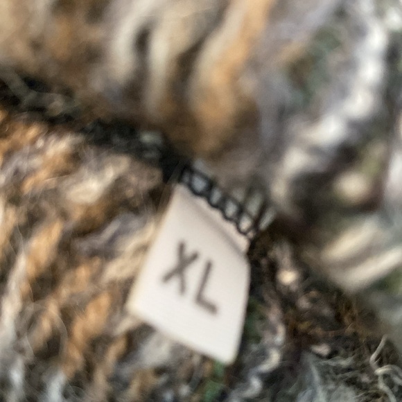 BOTTO Italian wool alpaca blend multi color long sleeve sweater XL - Picture 11 of 15